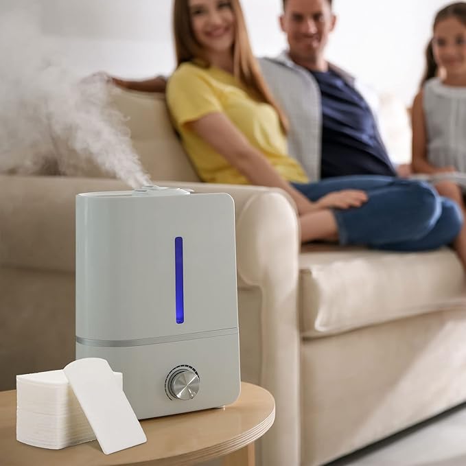 Maitys 20 Pack Aroma Pads Aromatherapy Diffuser Unscented Refill Pads for Essential Oils Replacement Humidifier Oil Pads Pluggable Humidifier Replacement Filter for Use